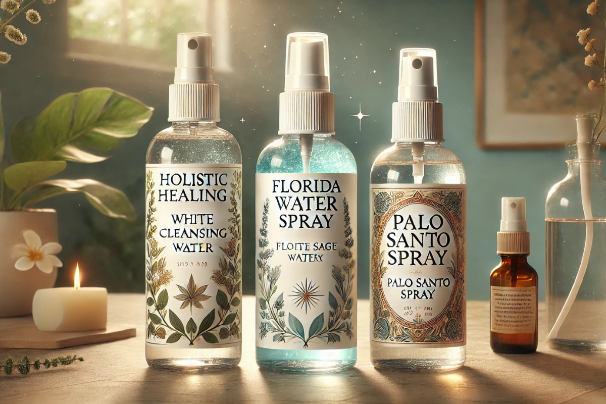 Holistic Healing: How to Use White Sage Cleansing Water, Florida Water Spray, and Palo Santo Spray